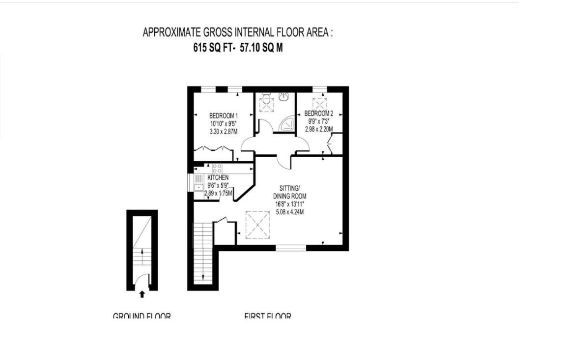 Weybridge - 2 Bed - Parking Apartment Екстериор снимка